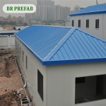 Residential condominiums prefab house of steel frame and sandwich panel